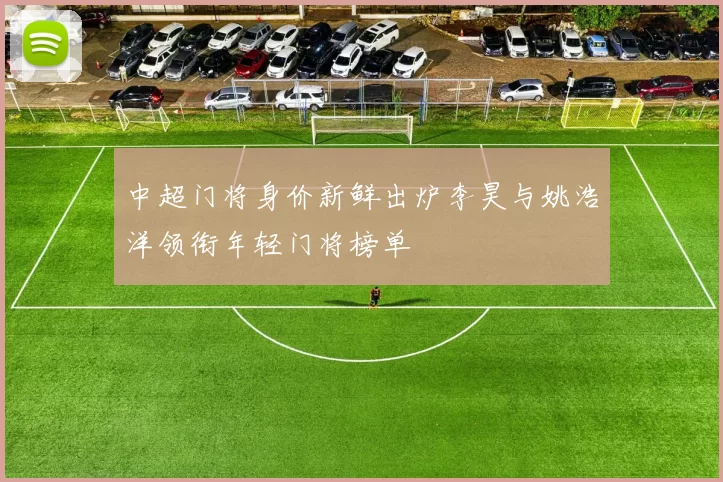 中超门将身价新鲜出炉李昊与姚浩洋领衔年轻门将榜单